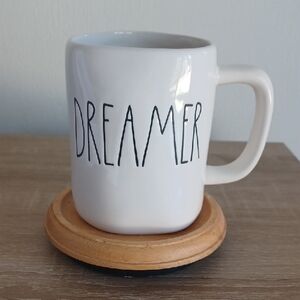 2 FOR $20 Rae Dunn White Ceramic DREAMER Mug